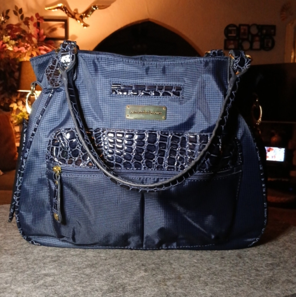 Samantha Brown Navy Blue Weekender